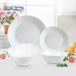 SERVICIU MASA DIN OPAL ALB 19 PIESE, ARIANA, ART OF DINING - Img 2