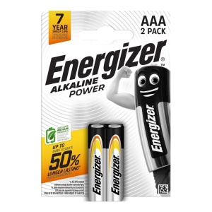 Set 2 baterii, AAA, LR03, 1.5V, Energizer Alkaline