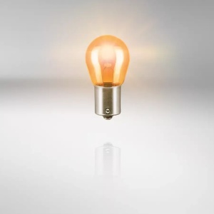 Set 2 becuri auto PY21W, pentru semnalizare, lumina galbena, Osram - Img 2