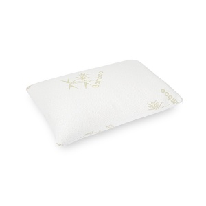 Set 2 perne bambus memory foam, 50x70 cm, husa detasabila lavabila la 40 C - Img 3