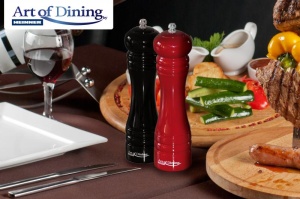 SET 2 RASNITE S&P 20 CM ROSU+NEGRU, ART OF DINING BY HEINNER - Img 2