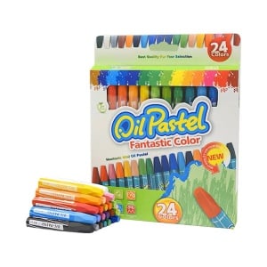 Set 24 creioane cerate, pe baza de ulei