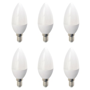 Set 6 Becuri LED Drimus E14 6W lumina rece DL-6062