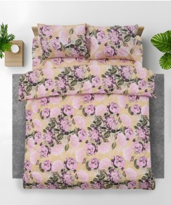 Set de pat king size bumbac,92 gsm,Peony - Img 8