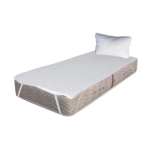 Set Saltea ortopedica cu arcuri, Super Ortopedica Sofia, 90x200x20cm, fermitate medie, cu plasa arcuri tip Bonell, fata vara-iarna, sistem aerisire cu butoni, Saltex plus perna matlasata, antialergica, 50x70cm si husa hipoalergenica, lavabila la 95 C