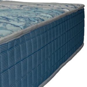Set Saltea ortopedica cu spuma Memory Foam Paris 140x200x23cm, fermitate tare, cu spuma poliuretanica, memory foam 5 cm, aerisire perimetrala, Saltex + 2 perne 50x70cm, husa hipoalergenica lavabila 95 C si pilota matlasata iarna antialergica 180x200cm - Img 3