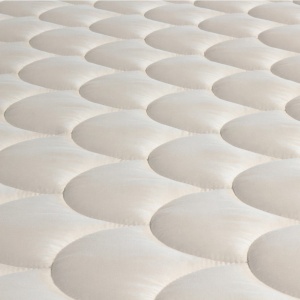 Set Saltea ortopedica, Iris Super Lux Comfort, 140x200x26cm, fermitate tare, plasa de arcuri tip Bonell, sistem de aerisire banda Spaceair, Saltsib plus 2 perne matlasate, umplutura poliester si husa hipoalergenica, microfibra, lavabila la 95 C - Img 3