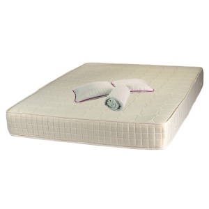 Set Saltea ortopedica tip relaxa Dafin Lux Ortopedic 160x200x21cm, fermitate medie, plasa de arcuri Bonell, fata vara-iarna, aerisire cu butoni, Salt Confort plus 2 perne antialergice 50x70cm, husa hipoalergenica lavabila la 95 C si pilota iarna 180x200cm - Img 2