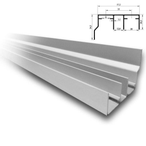 Sina aluminiu superioara SKM 80 2m dubla cu acoperire