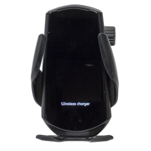 Suport auto pentru telefon, incarcare wireless, 10W, Negru, ZTS-8255, Zilan