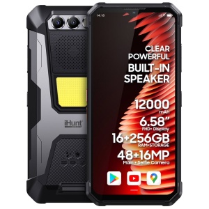 Telefon mobil iHunt Titan Music P22000 Ultra, camera 48 MP, 16 GB RAM, 256 GB, dual sim, 12000 mAh, Android 14 - Img 4
