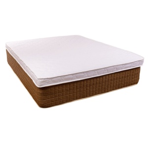 Topper saltea 160x190 spuma 10cm, fermitate medie spre tare, spuma poliuretanica, husa fixa matlasata, microfibra, Saltsib