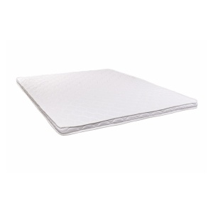 Topper saltea 200x200 Spuma Memory 5cm, fermitate moale, husa fixa matlasata, microfibra, Saltsib - Img 2