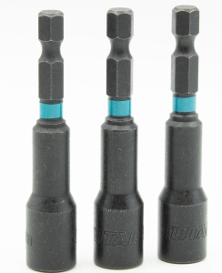 TOTAL - SET 3 CHEI 8MM -1/4" HEX - 65MM