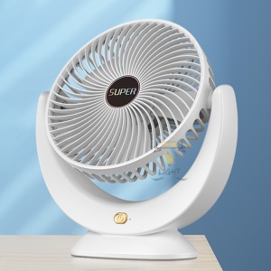 Ventilator portabil 5W, incarcare USB-C, 3 viteze, unghi reglabil - Img 1