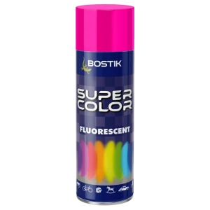 Vopsea spray, roz fluorescent, interior / exterior, 400 ml, Bostik