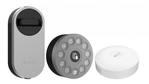 Yala Smart Lock Ezviz CS-DL01S/DL01CP/A3-BK; Conexiune:Bluetooth ( sepoate bloca/debloca din Ezviz APP);Prin conectarea la gateway-ul de acasă A3, DL01S poate debloca de la distanță (Zigbee Connection);Alimentare: 4AA Baterii Alcaline; Temperatura si - Img 2