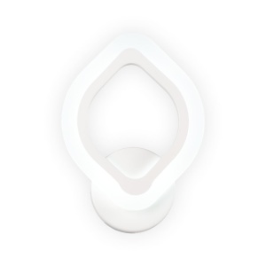 Aplica LED Agata 12W 900lm lumina calda neutra rece 3000K-4000K-6000K design modern alb - Img 1