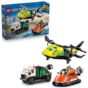 AVION,AUTOSPECIALA DE SERVICE SI AEROGLISOR IN VERSIUNI ADAPTATE LEGO60505