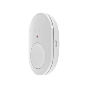 Buton de panică radio Paradox REM101; material rezistent la intemperii; funcţia de panică permite trimiterea instantanee a semnalului către staţia de monitorizare; funcţie test baterie; indicator LED; posibilitatea purtării pe snur sau brăţară; baterie