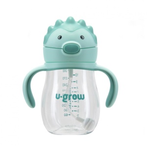 Cana cu pai si manere, tritan 330 ml, U-Grow - Img 1