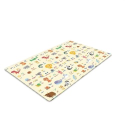 Covor de joaca pentru copii U-Grow, din spuma, pliabil, 2 fete, impermeabil, izolant, 180 x 120 x 1 cm, design educativ