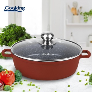 CRATITA ALUMINIU+CAPAC 36x9.5CM, 8.8L, CALABRIA, COOKING BY HEINNER - Img 2