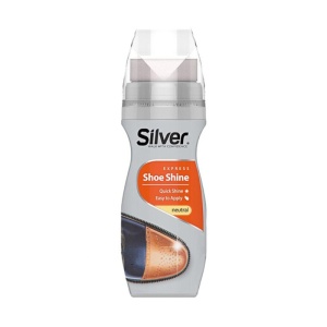 Crema lichida, intretinere incaltaminte, Incolor, 75 ml, Silver