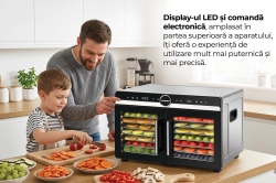 DESHIDRATOR FRUCTE SI LEGUME HEINNER DUALDRY ELITE HFD-KDDB1400BKSS - Img 10