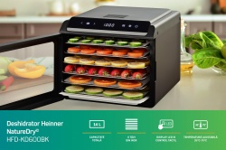 DESHIDRATOR FRUCTE SI LEGUME HEINNER NATUREDRY HFD-KD600BK - Img 4