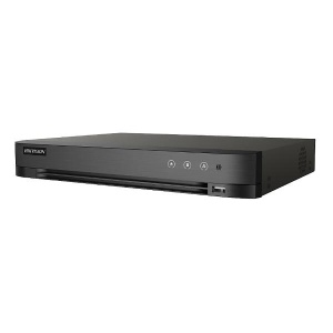 DVR 8 canale Turbo HD Hikvision IDS-7208HQHI-M1/S(C); 4MP; Acusens - Deep learning; filtrarea alarmelor false dupa corpul uman si masini sau detectie faciala si captura; compresie: HDTVI/AHD/CVI/CVBS/IP; permite conectarea a 8 camere Turbo HD rezolutie: