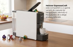 Espressor cu capsule HEINNER EspressoCraft HEMC-DD20WHBK - Img 4