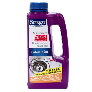 Gel concentrat cu soda pentru desfundare tevi Starwax