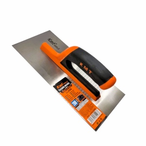 Gletiera finisaj, 280 mm, freton drept, inox, Kmt Tools