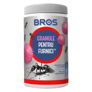 Granule impotriva furnicilor, cutie cu dozator, 60 g, Bros