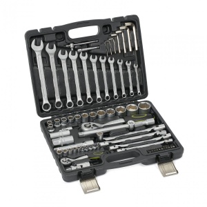 HR TRUSA 77 PIESE 1/4"&1/2" CR-V - Img 2