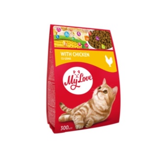 Hrana uscata MyLove pentru pisici, Adult, 0.3Kg