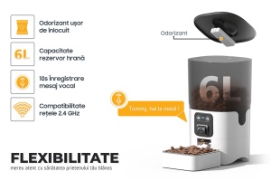 Hranitor automat Smart 6L cu camera, iHunt - Img 3