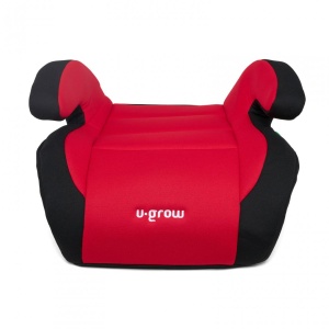 Inaltator auto 125-150, omologare R129 cu isofix , negru/rosu, U-Grow - Img 5