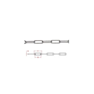 Lant otel nichelat grosime 5 mm si lungime 3 m– Calitate si durabilitate pentru proiectele tale - Img 2