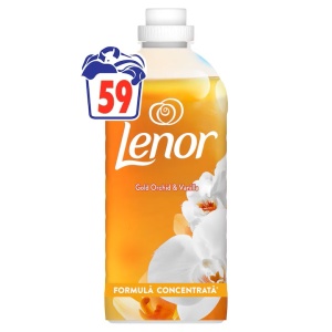 Lenor, Balsam de rufe, Orhidee aurie si Vanilie, 59 spalari, 1239 ml