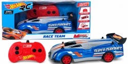 MASINUTA CU TELECOMANDA HOTWEELS,1:28,RACE TEAM,ALBASTRA