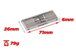 Mini set scule Pegas 8 in 1 otel Cr-V, imbus 2, 3, 4, 5, 6mm, surubelnita dreapta 5mm, surubelnita cruce PH 1, torx T25, culoare argintiu - Img 2
