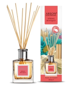 Odorizant de camera, Spring Bouquet, 150 ml, cu betisoare, Areon - Img 1