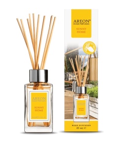 Odorizant de camera, Sunny Home, 85 ml, cu betisoare, Areon - Img 1