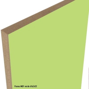 Panou mdf verde lucios 614/432