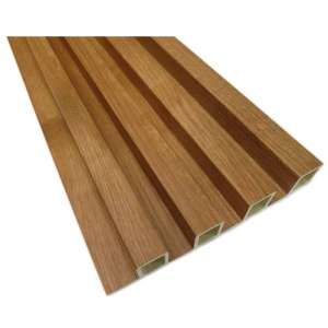 Panou riflaj decorativ din PVC nuanta Stejar Deschis 270x15.9x2.6 cm