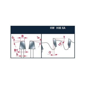 Panza incizor conic 100x3,1/4,3x20 Z20 FREUD - Img 2
