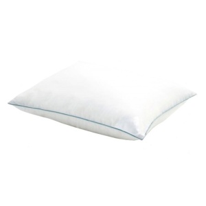 Perna bumbac 70x70 cm, hipoalergenica, cu snur, umplutura bilute siliconizate, lavabila la 40 C, alb