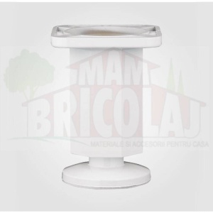 Picior plastic SDF H80mm alb